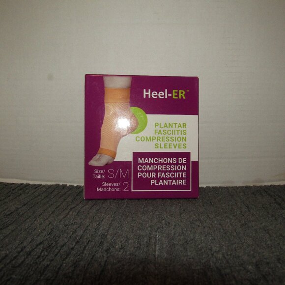 Heel-ER plantar fasciitis compression sleeves S/M - Picture 1 of 5